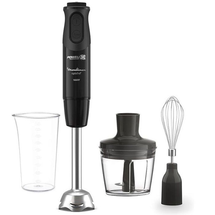 Mixeur Plongeant 3en1 Moulinex Optichef  DD6552EG 1000W - Noir