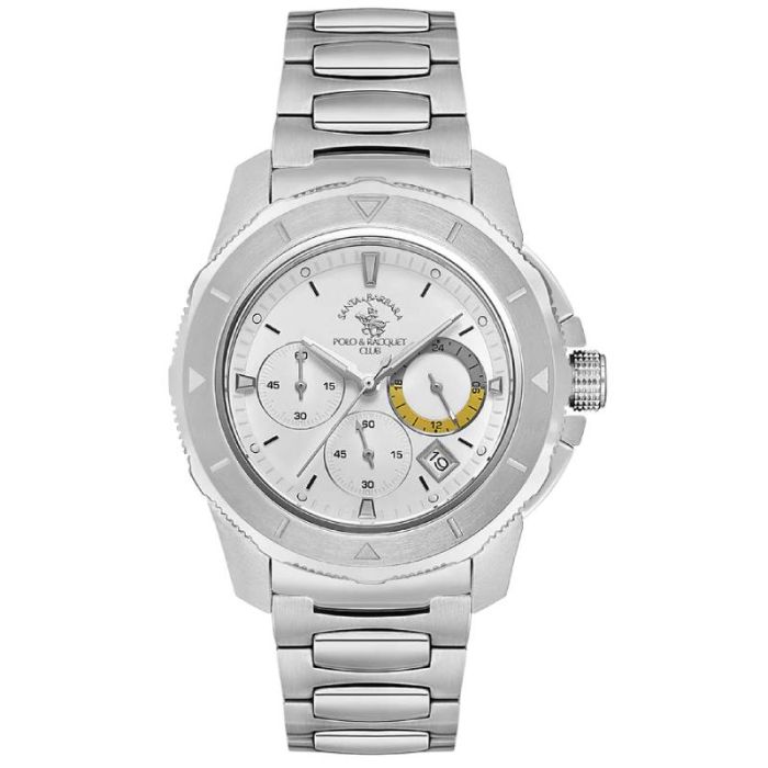 Montre Homme Polo Santa Barbara  SB-1-10561-1- Silver