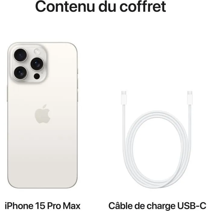 iPhone 15 Pro Max 1 To White Titanium