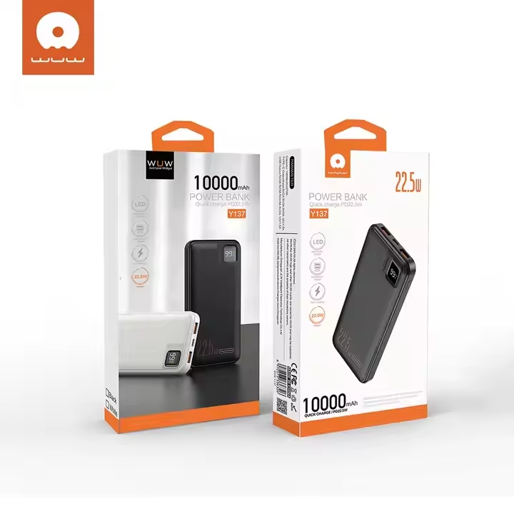 Power Bank WUW Y137 10000mAh - Noir