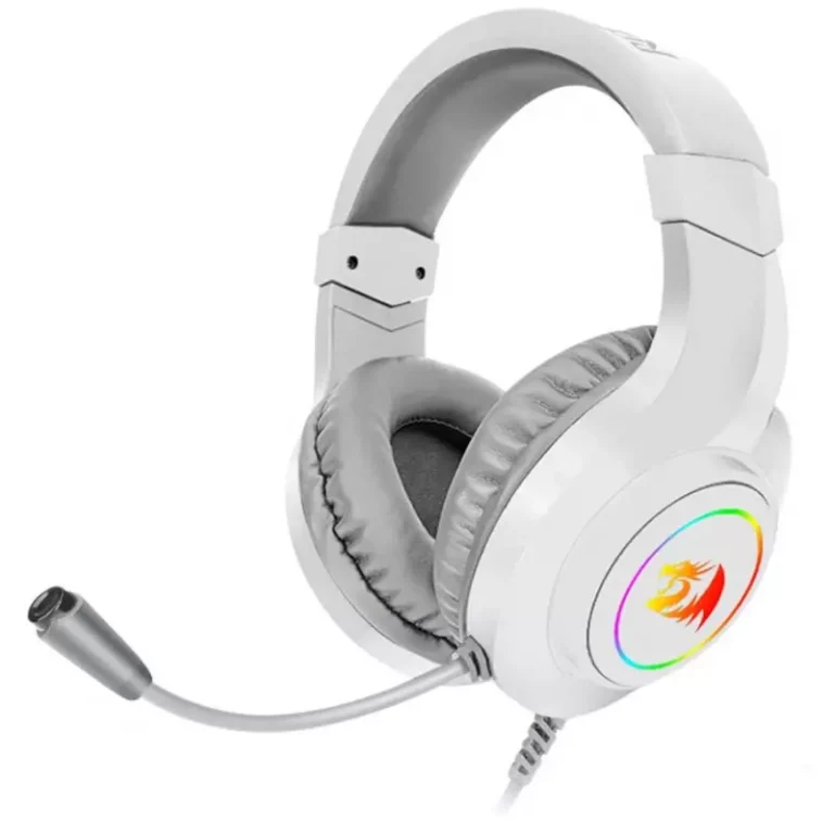 Micro Casque Gamer Redragon HYLAS H260 RGB - Blanc