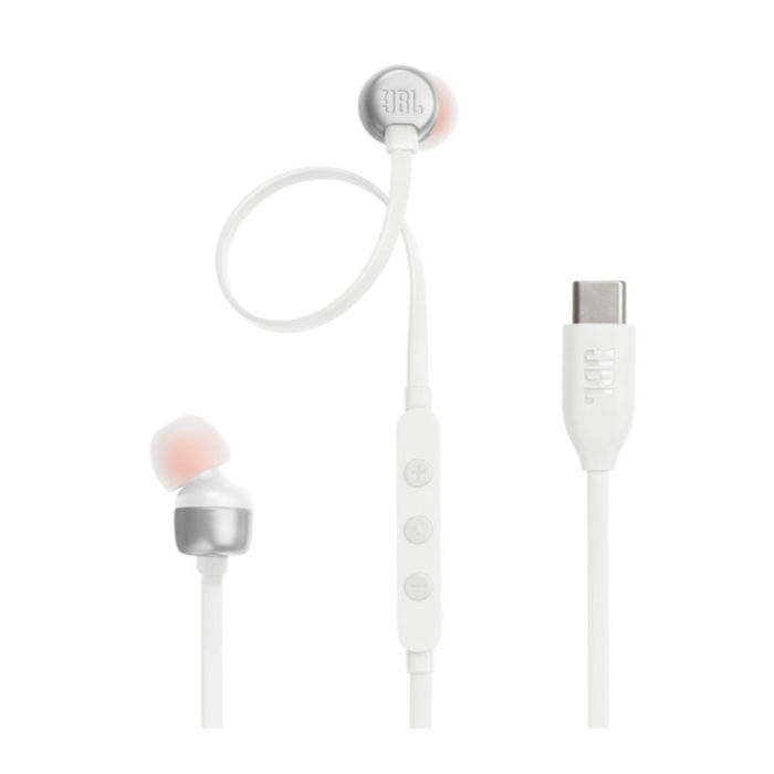 Écouteur Filaire JBL T310C USB-C -Blanc