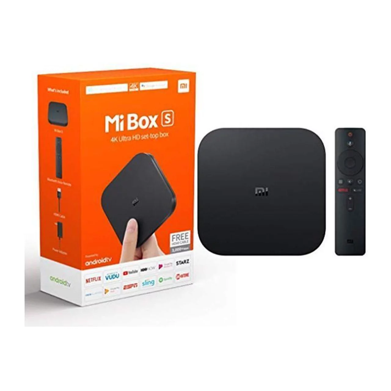 BOX TV XIAOMI S 2ÈME GÉNÉRATION 4K ULTRA HD - NOIR + Carte d'abonnement MAGNUM IP TV 12 mois Gratuit