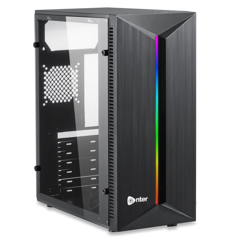 Boitier Enter Razor avec Alimentation 500W - Noir