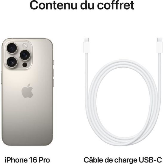 APPLE iPhone 16 Pro Max 1To Natural Titanium