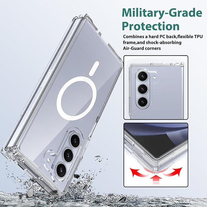 Coque en Silicone MagSafe pour SAMSUNG Galaxy Z Fold6