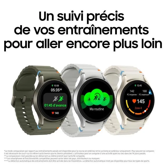 Montre connectée Samsung Galaxy Watch 7 44 mm - Argent - SM-L310NZSAXEF