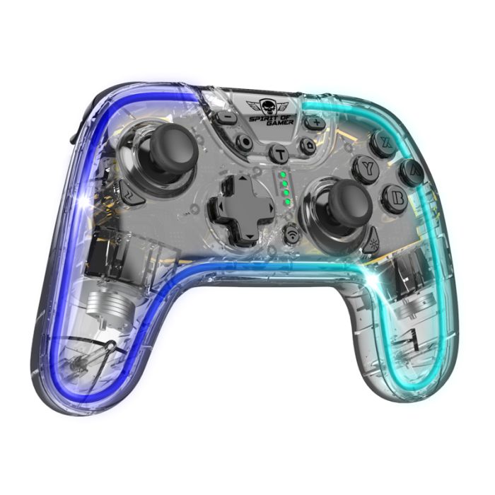Manette de Jeu Sans Fil Spirit Of Gamer Pulse RGB - Transparente