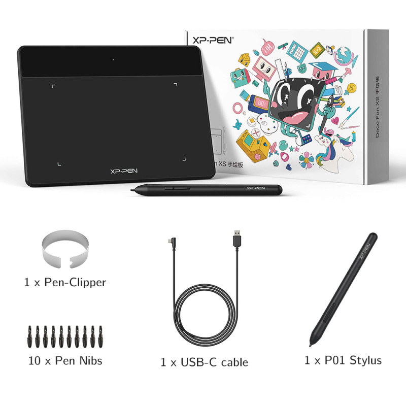 Tablette Graphique XP-Pen Déco Fun L - Noir