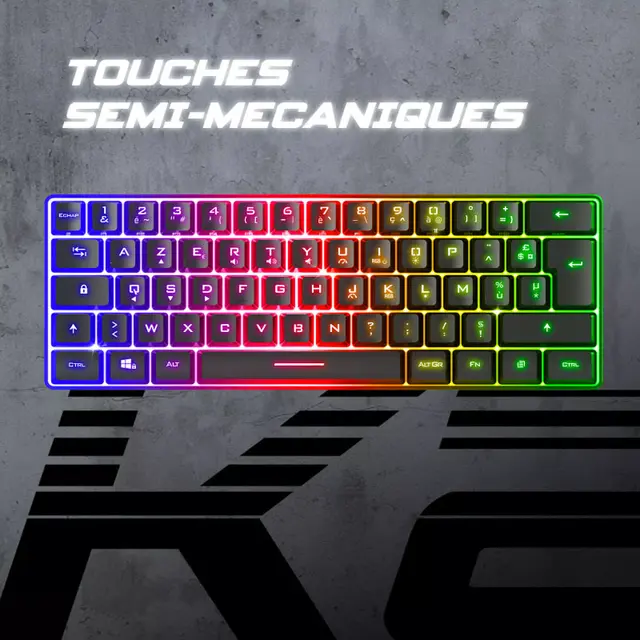 Clavier Gamer Filaire Spirit Of Gamer Pro K2 RGB - Noir