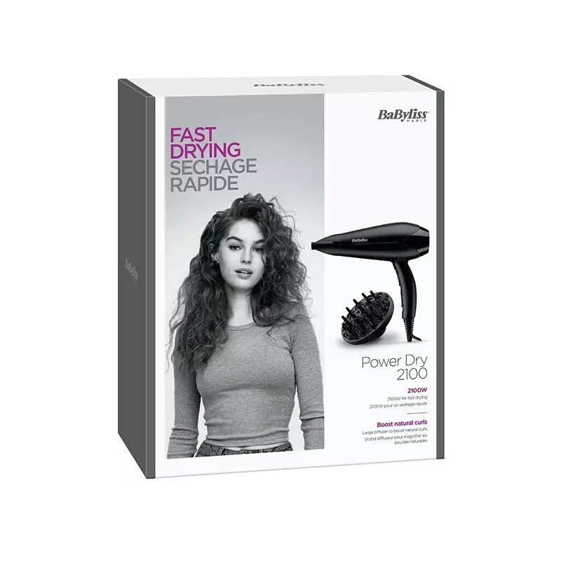 Sèche-Cheveux Babyliss Power Dry Light 2000- Noir