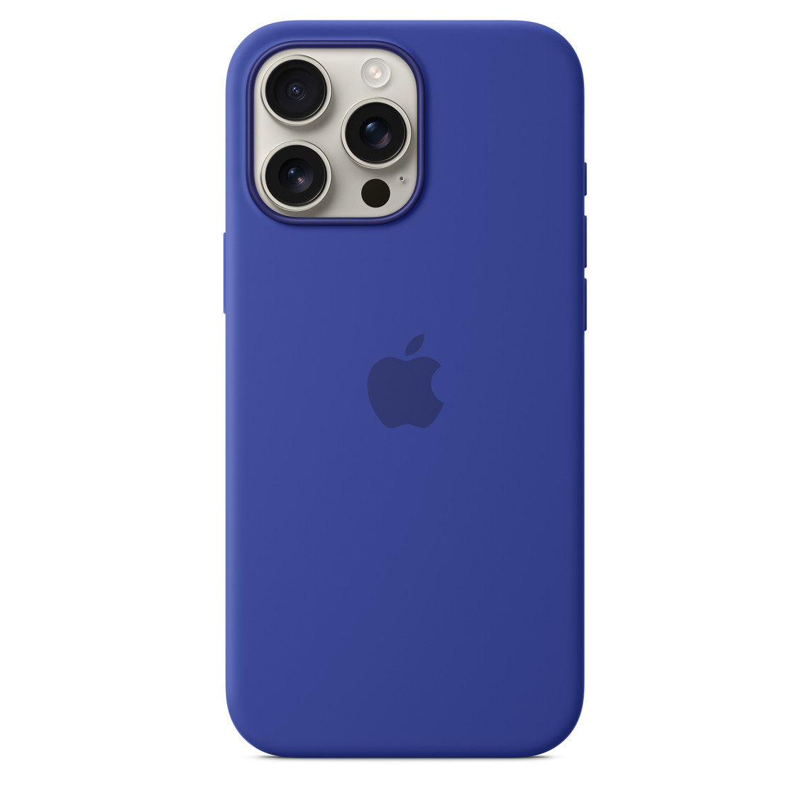 Coque en Silicone MagSafe pour iPhone 16 Pro Max - Bleu