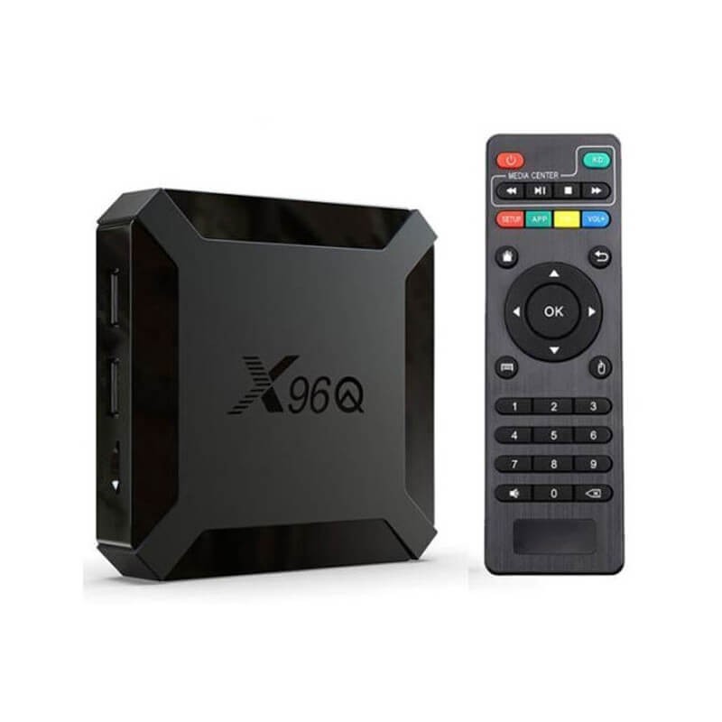 BOX TV Android X96Q Pro 4GO 64GO + 24mois abonnement IPTV Gratuit