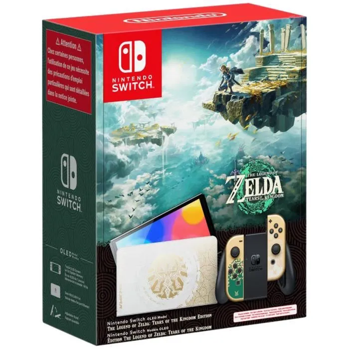 Console Nintendo Switch - Modèle OLED • Édition Limitée The Legend of Zelda: Tears of the Kingdom