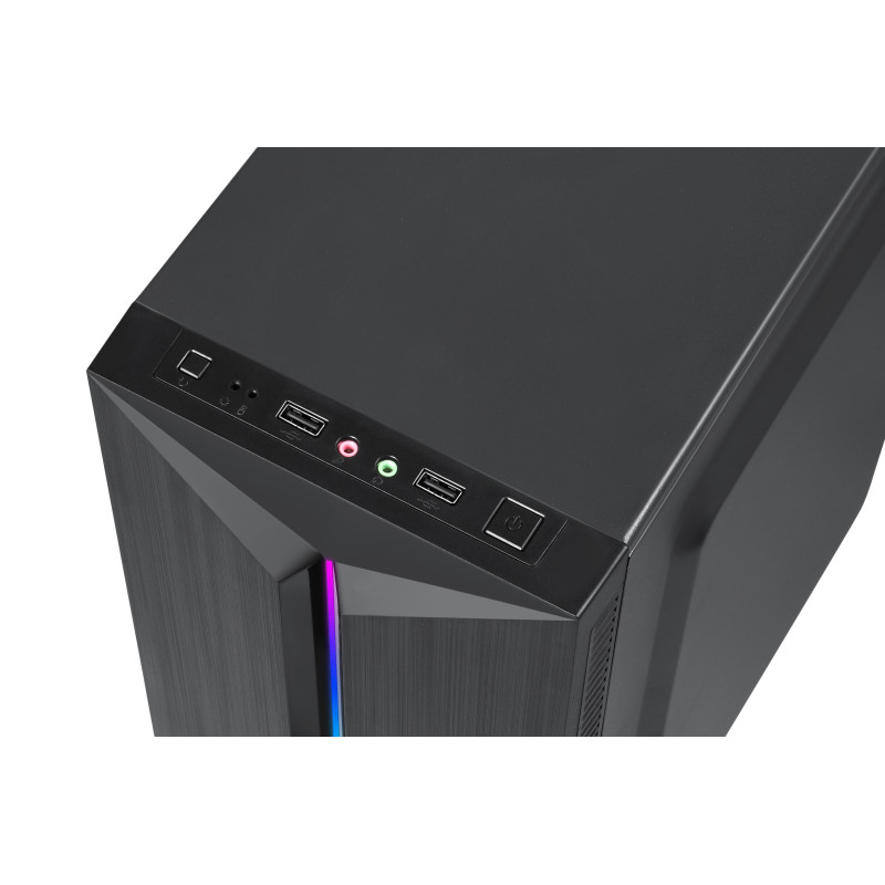 Boitier Enter Razor avec Alimentation 500W - Noir