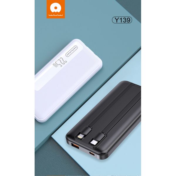 Power Bank WUW Y139 10000mAh - Noir
