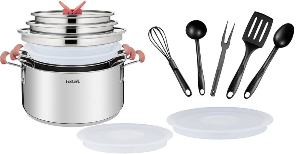 Batterie de Cuisine 13 Pièces - Acier Inoxydable 18/10 - G720SD74