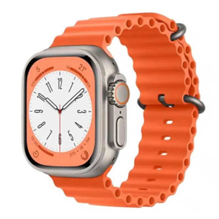 Montre connectée T800 ultra - Orangé