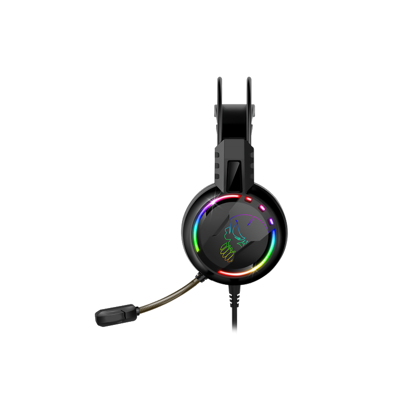 Micro Casque Gaming Filaire Spirit Of Gamer Pro H7 Led RGB - Noir