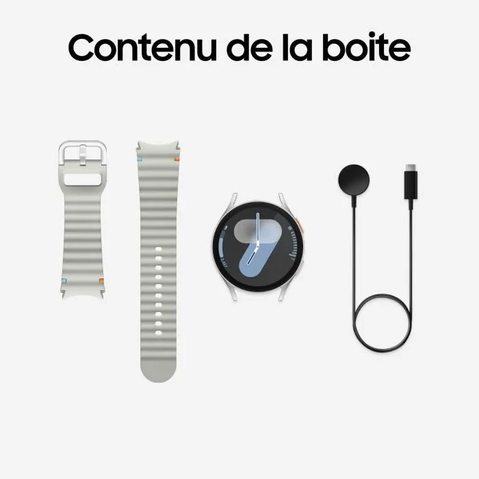 Montre connectée Samsung Galaxy Watch 7 44 mm - Argent - SM-L310NZSAXEF