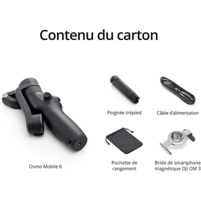 Perche à selfie DJI Osmo Mobile 6 - Bluetooth 5.1