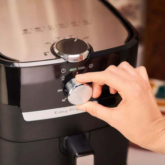 Friteuse sans huile 2 en 1  Moulinex Air Fry & Grill 4.2L - Noir