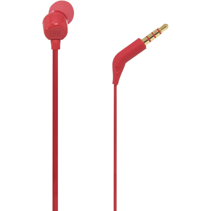 Écouteur Filaire JBL T110 Rouge