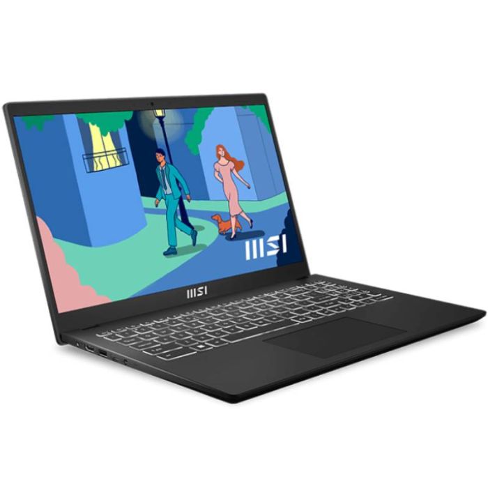 Pc Portable MSI Modern 15 B12MO i3 12é Gén 16GO 512Go SSD - Noir