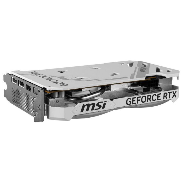 Carte Graphique Gamer MSI  RTX 4060 Ventus 2x 8Go OC - Blanc