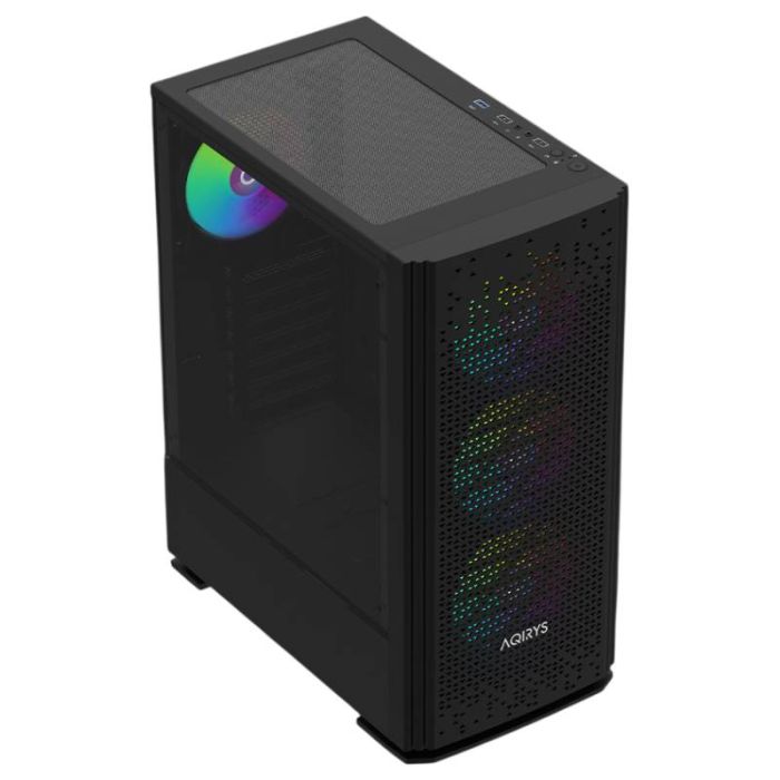 Boitier Gamer AQIRYS Gacrux RGB - Noir