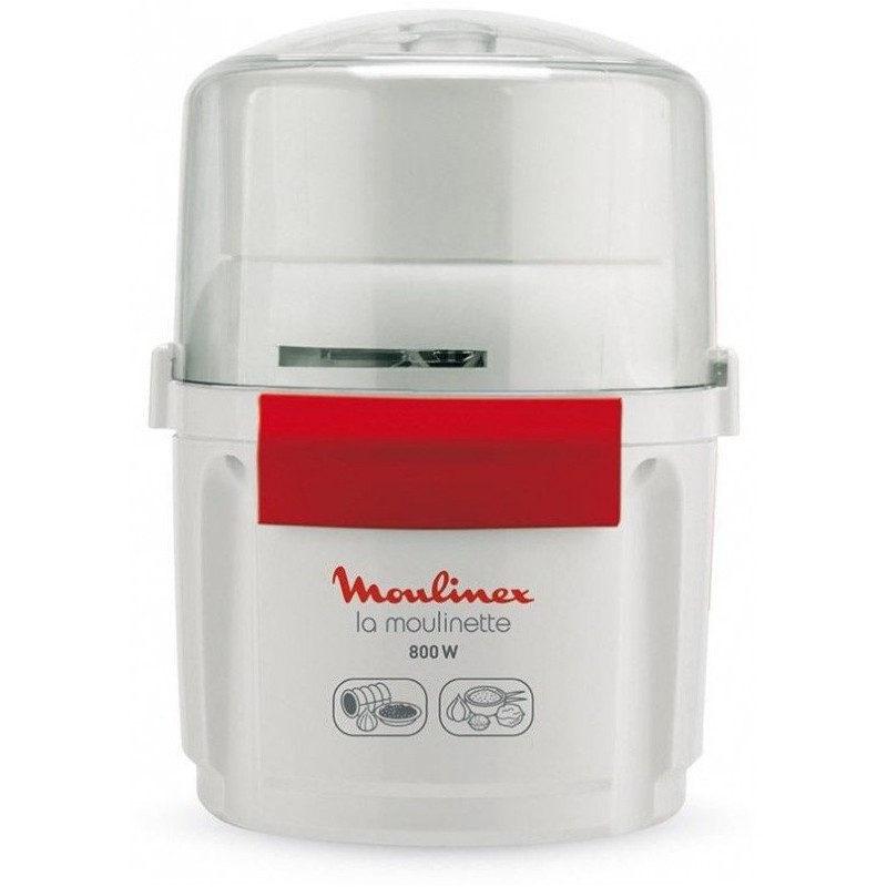 Mini Hachoir Moulinex Moulinette AD5601EG 800Watts - Blanc