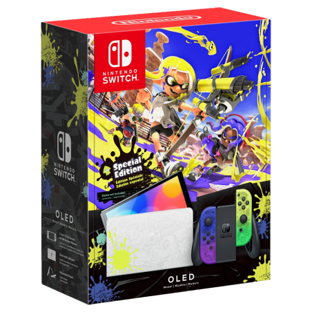 Console Nintendo Switch Oled - Edition Splatoon 3