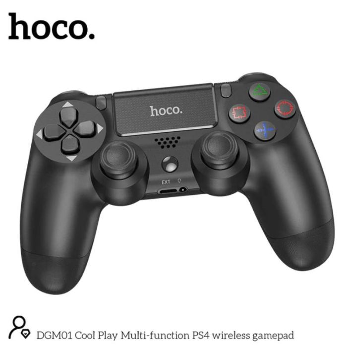Manette de Jeu Sans Fil Hoco pour PS4 - Noir