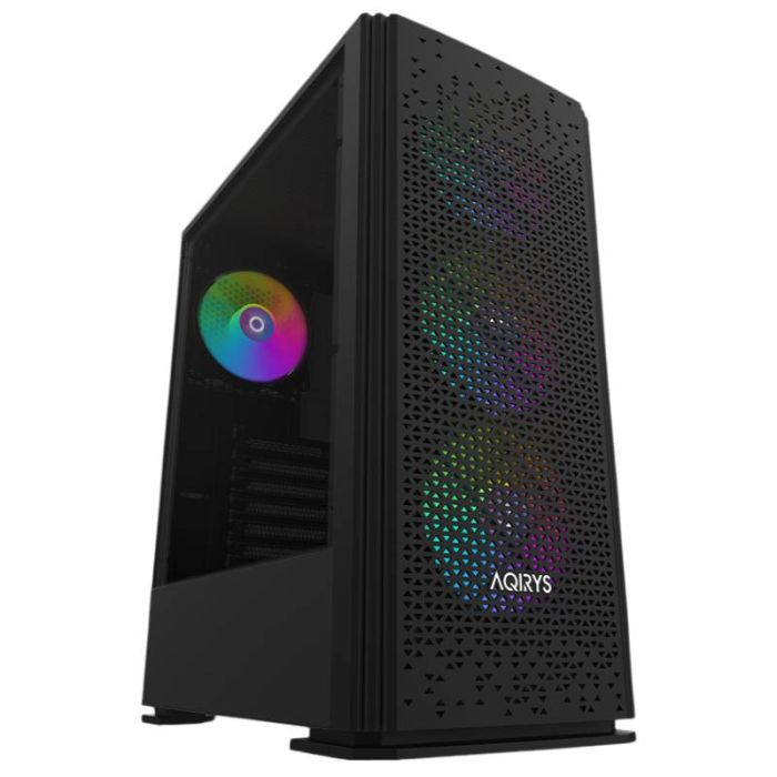 Boitier Gamer AQIRYS Gacrux RGB - Noir