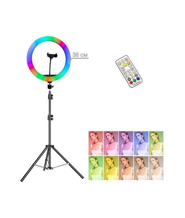 RGB LED Soft Ring light MJ38