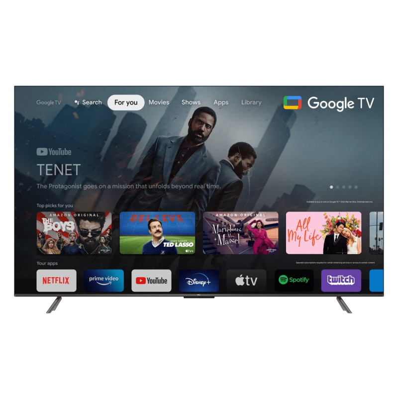 TV TCL 65'' Smart Android P735 Google UHD 4K + Abonnement 12 mois