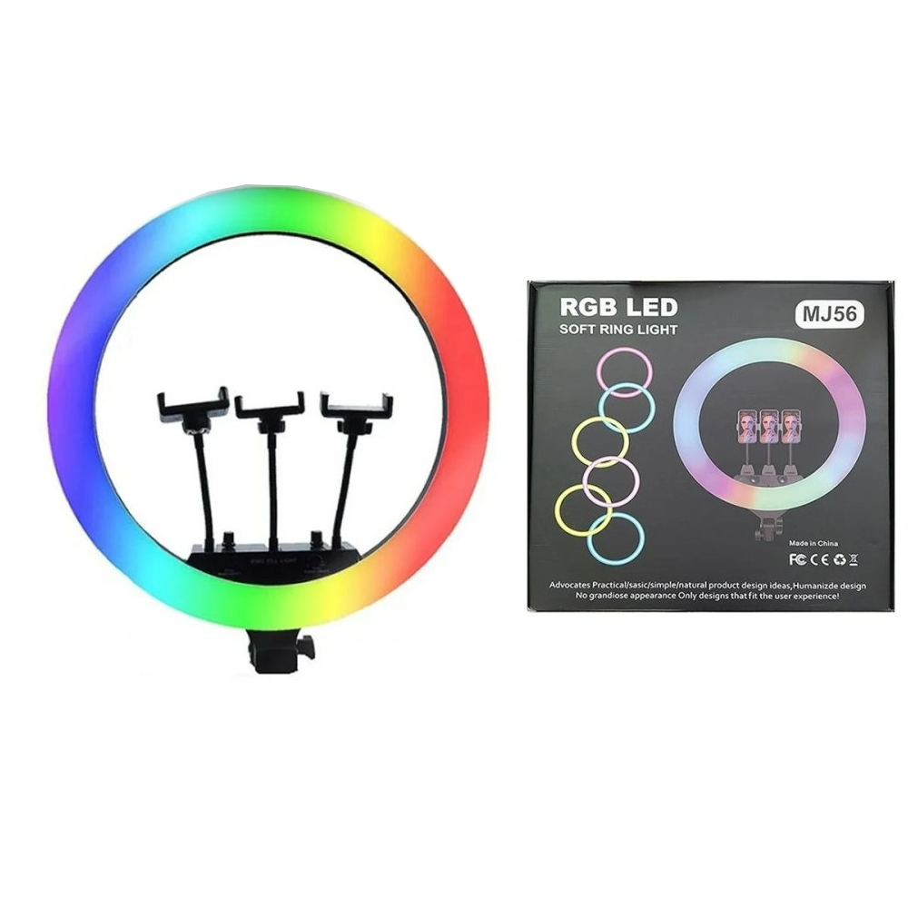 RGB LED Soft Ring light MJ56