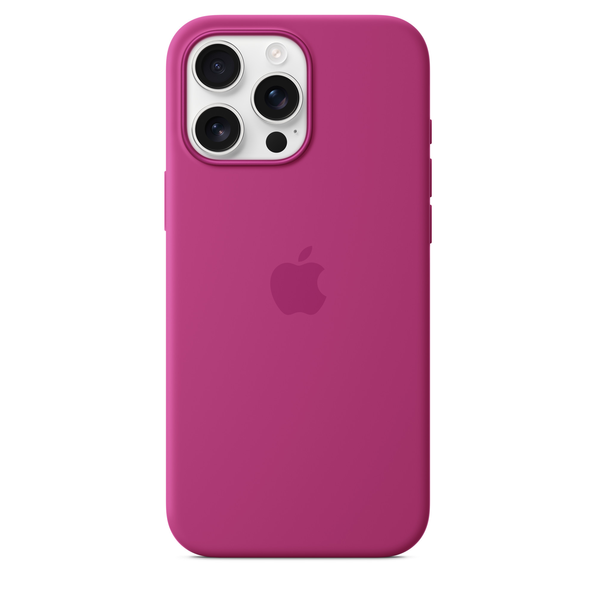 Coque en Silicone MagSafe pour iPhone 16 Pro Max - Rose Fuchsia