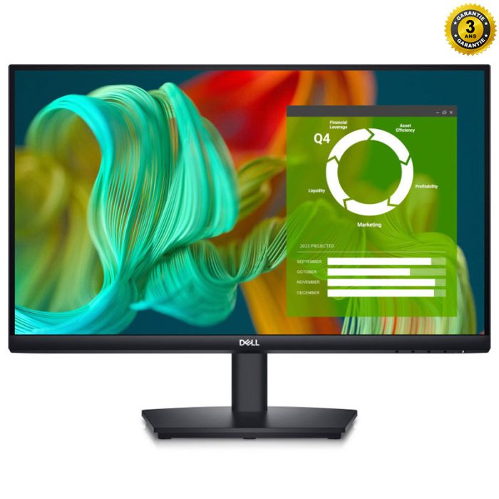 Ecran Dell 24 - E2424HS 60.5cm (23.8″)– Display- HDMI  NOIR