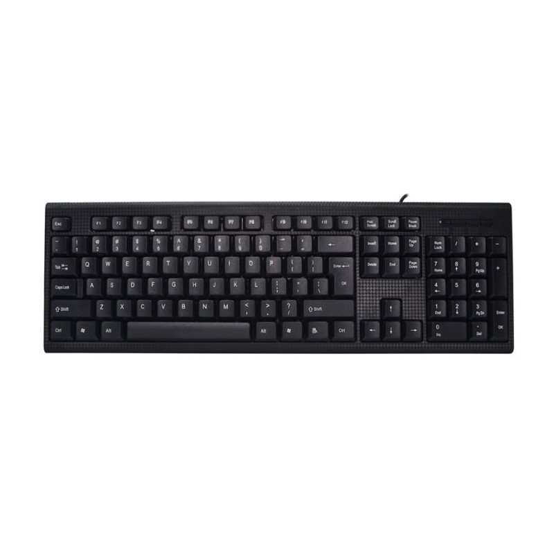 Clavier Filaire StarWave KB1028 AZERTY Noir