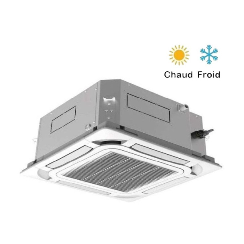 Climatiseur Cassettte GREE Inverter 24000 BTU Chaud & Froid  - Blanc