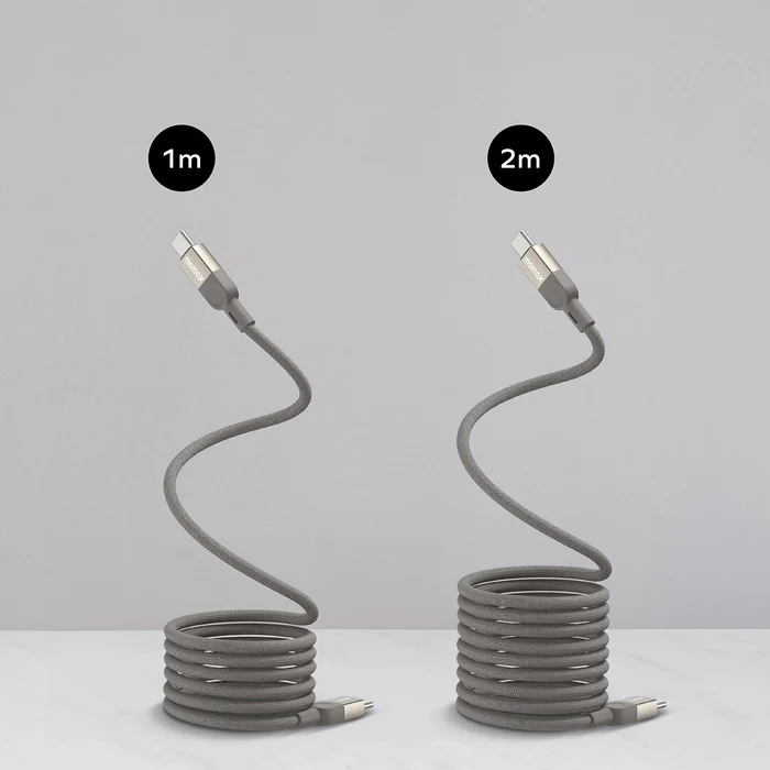 Cable de charge Momax Mag Link  USB-C 100W 2M - Gris