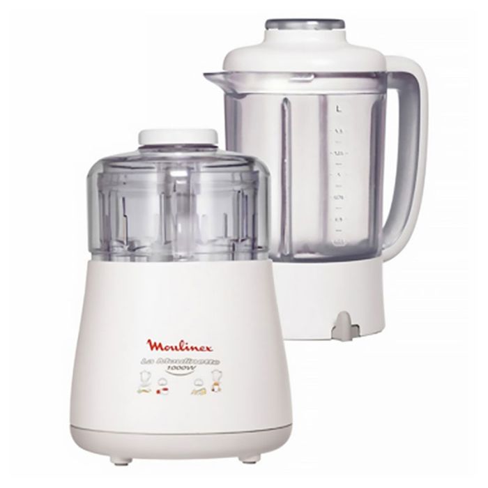Mini Hachoir Moulinex DPA241 1000Watts - Blanc