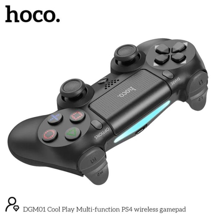 Manette de Jeu Sans Fil Hoco pour PS4 - Noir