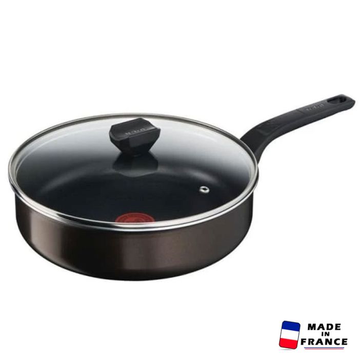 Sauteuse Tefal Cook&Clean 24cm + Couvercle