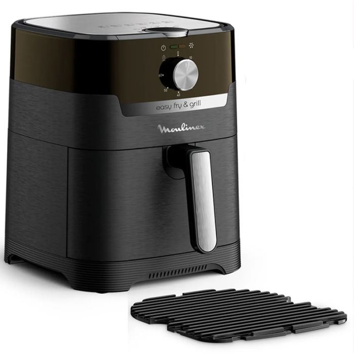 Friteuse sans huile 2 en 1  Moulinex Air Fry & Grill 4.2L - Noir